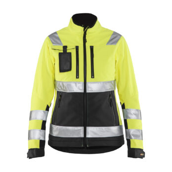 veste softshell HV femme Jaune fluo/Noir