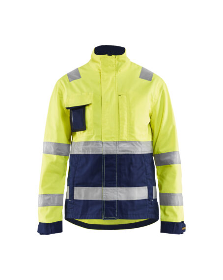 Veste HV Femme Jaune fluo/Marine