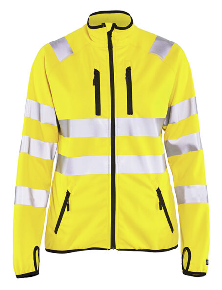 Veste softshell HV FEMME Jaune fluo