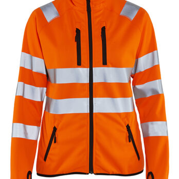 Veste softshell HV FEMME Orange fluo