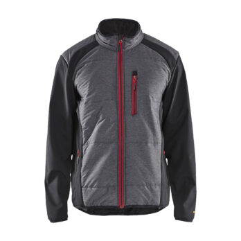 Veste hybride Noir/Rouge