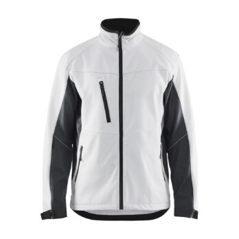 Veste Softshell Blanc/Gris foncé