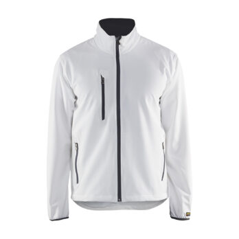 Veste Softshell stretch 2D Blanc/Gris clair