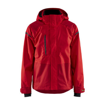 Veste hardshell stretch 2D Rouge/rouge foncé