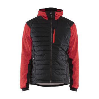 Veste hybride Rouge/Noir