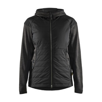 Veste hybride femme Gris Foncé/Noir