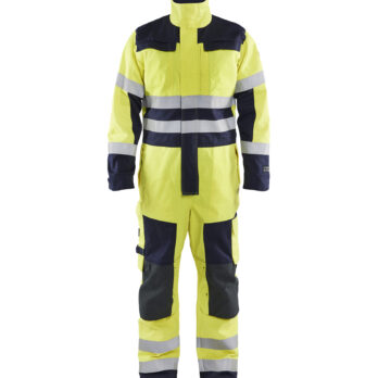 Combinaison Multinormes Jaune fluo/Marine