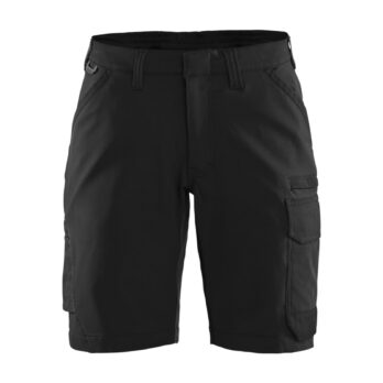 Short maintenance strech 4D femme Noir/Gris foncé