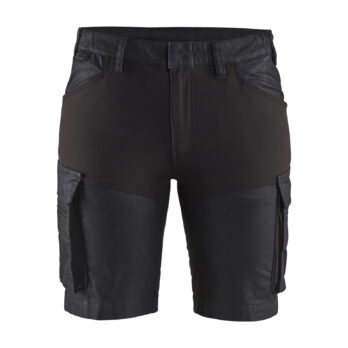 Short maintenance stretch 2D femme Marine/Noir