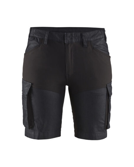 Short maintenance stretch 2D femme Marine/Noir