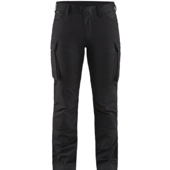 Pantalon maintenance stretch 2D femme Noir