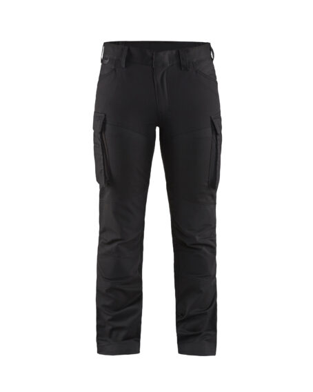 Pantalon maintenance stretch 2D femme Noir