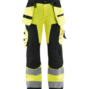 PANTALON Haute-visibilité FEMME Jaune fluo/Noir