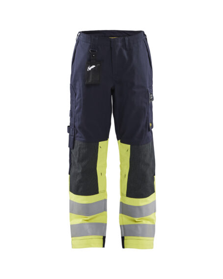 Multinorm Lady trousers cl 1 Marine/Jaune