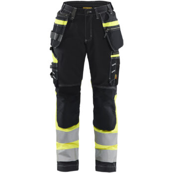 HV Trouser Class1 KP HTP Women Noir/Jaune