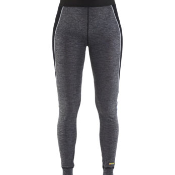 WARM 100% MERINO Long Johns Women Grey/Black