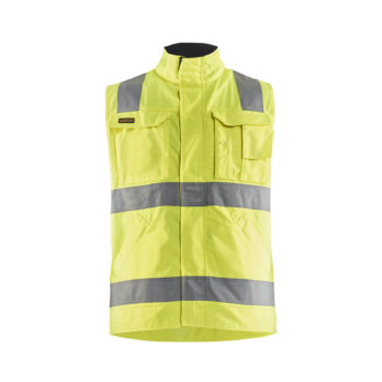 Gilet sans manches haute visibilité Jaune fluo/Marine