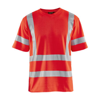 Tshirt anti-UV HV Rouge fluo