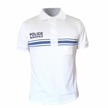 polo manches courtes pm blanc