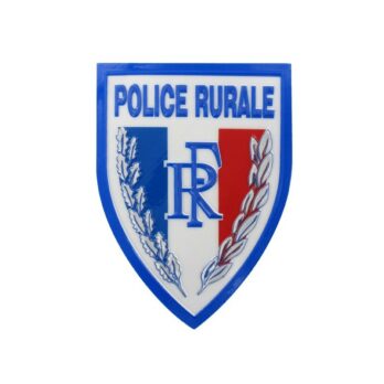 badge plastique ref 704 relief police rurale