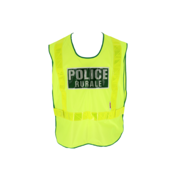 chasuble retro reflechissant police rurale taille unique 1