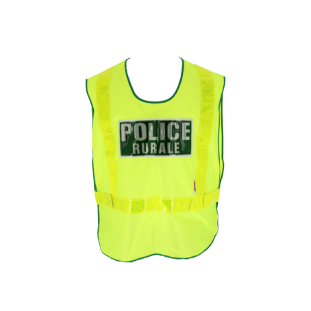 chasuble retro reflechissant police rurale taille unique 1