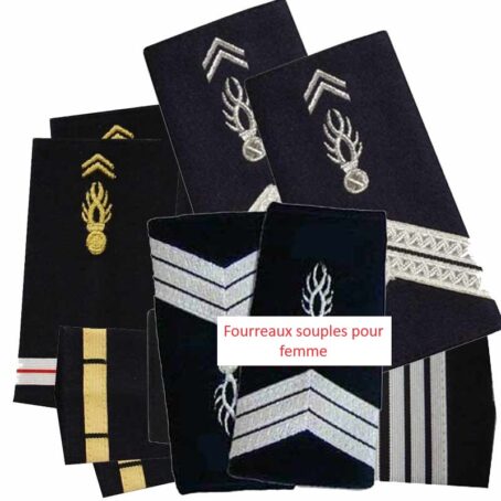 fourreaux d epaules souples gendarmerie uniformes