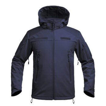 VESTE SOFTSHELL V2 FIGHTER MARINE NATIONALE BLEU MARINE - XS