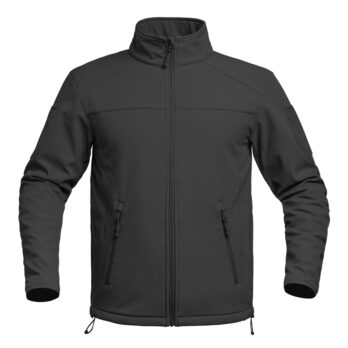 VESTE SOFTSHELL FIGHTER NOIR - XS