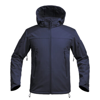 VESTE SOFTSHELL V2 FIGHTER BLEU MARINE - XS