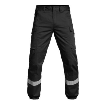 PANTALON SÉCU-ONE BAS ÉLASTIQUÉ HV-TAPE NOIR - 60