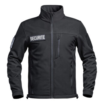 VESTE SOFTSHELL SÉCU-ONE FLAP SÉCURITÉ NOIR - XS