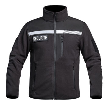 VESTE POLAIRE SÉCU-ONE HV-TAPE SÉCURITÉ NOIR - XS