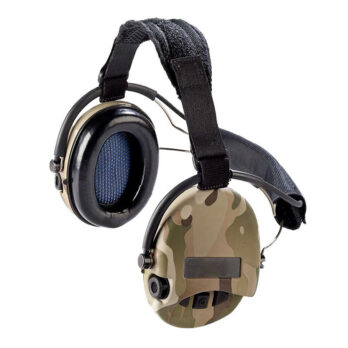 Casque anti-bruit Suprême Pro-X camo serre-nuque tissu noir