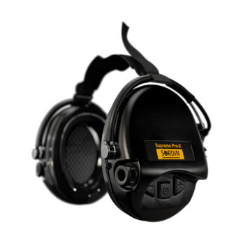 Casque anti-bruit Suprême Pro-X noir serre-nuque noir