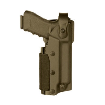 Holster droitier Zoom VKZ804 tan pour GLOCK 17/18/19/22/23 avec lampe/laser