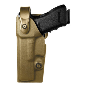 Holster gaucher Vegatek Duty VKD804 tan pour GLOCK 17/19/22/23