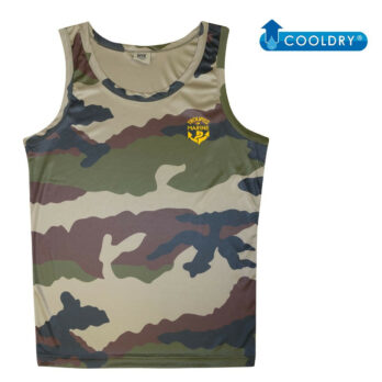 DEBARDEUR COOLDRY CAMO CE SERIGRAPHIE TDM