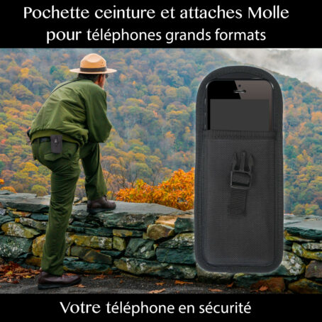 POCHETTE TELEPHONE 2 EN 1 MOLLE ET CEINTURE