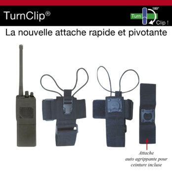 ETUI TURNCLIP PORTE RADIO 2