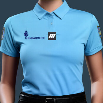 Polo Gendarmerie pour femme - bleu Cooldry®