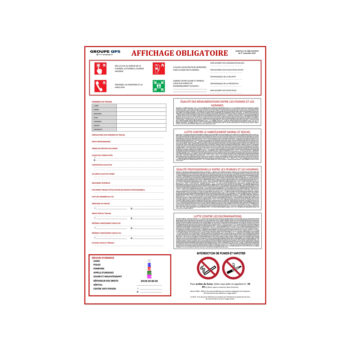 Affichage obligatoire