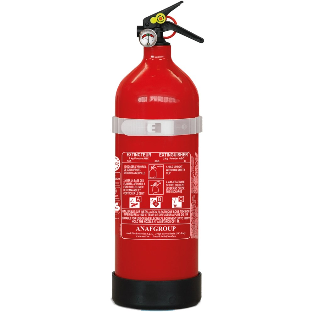 Extincteur à poudre ABC 2 Kg