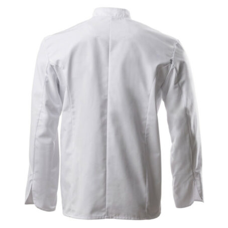 Veste de cuisine à manches longues - Blanc – Image 2