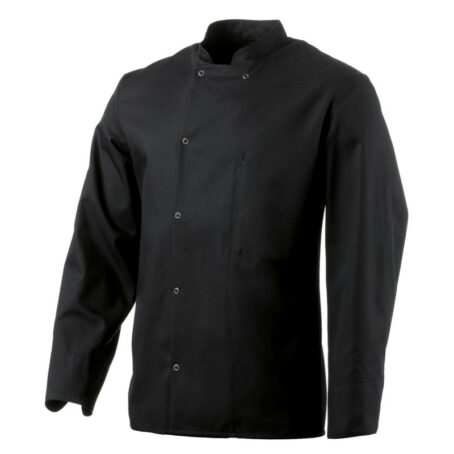 Veste de cuisine à manches longues - Noir