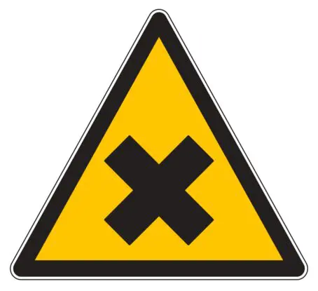 Produit nocif - Affichage danger