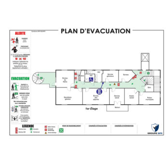 Plan d'évacuation QPS