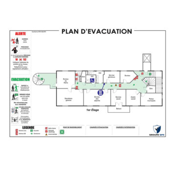 Plan d'évacuation