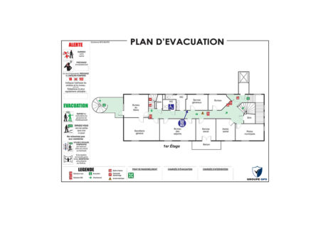 Plan d'évacuation QPS