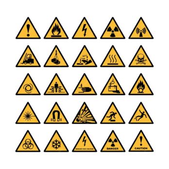 Signalétique de danger